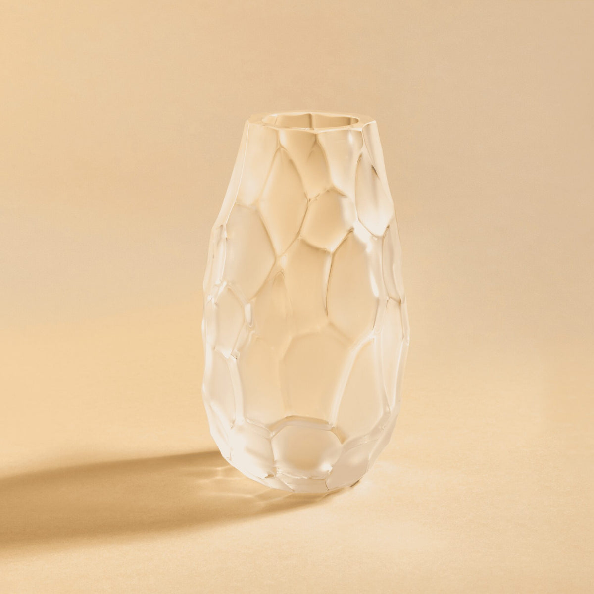 Lalique Silex Small Vase, alternate view
