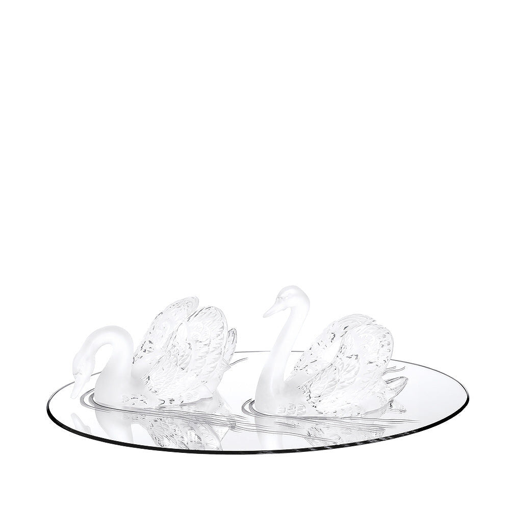 Lalique Swan Mirror