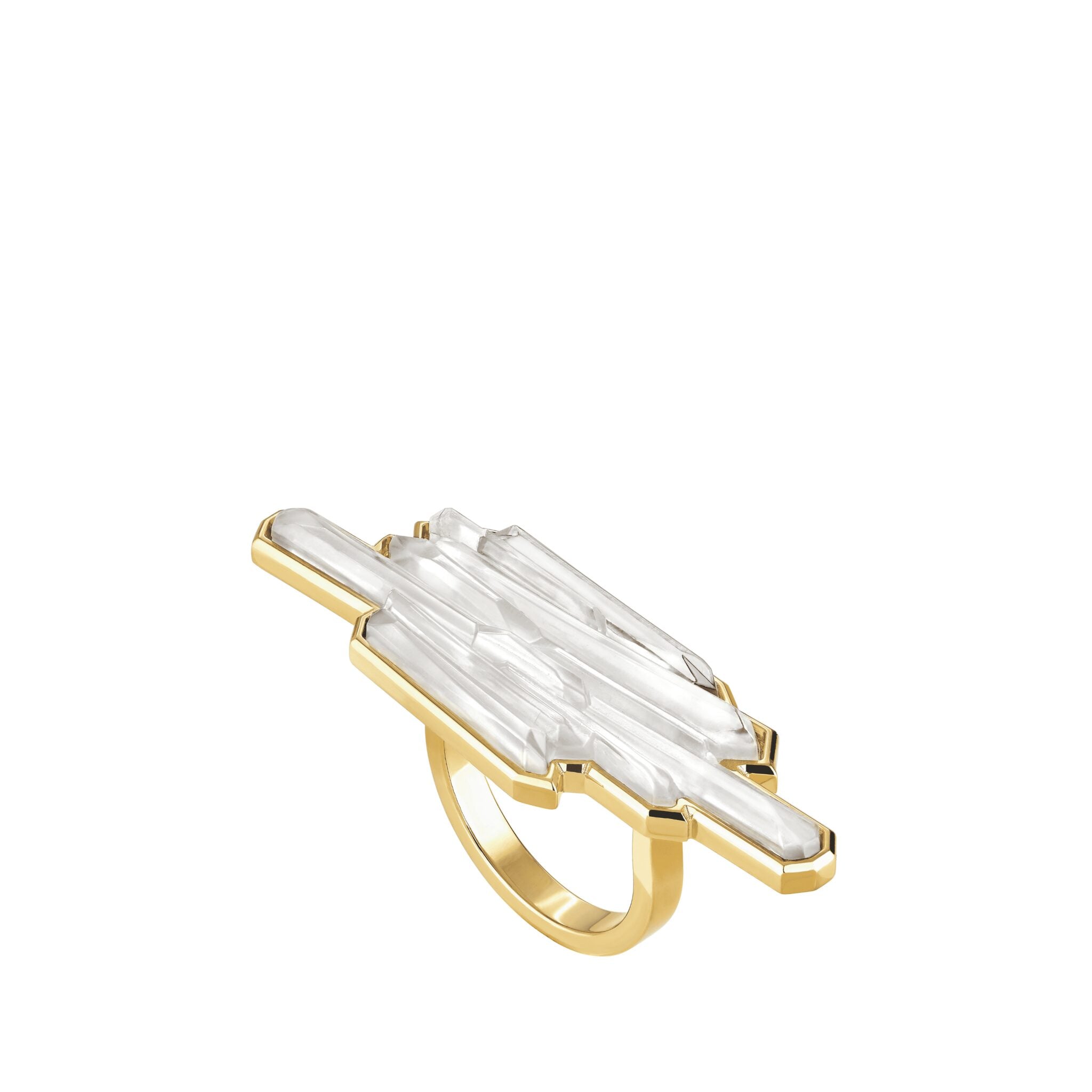 Lalique Terramineral Double Ring — 59 (US 8 ¾)