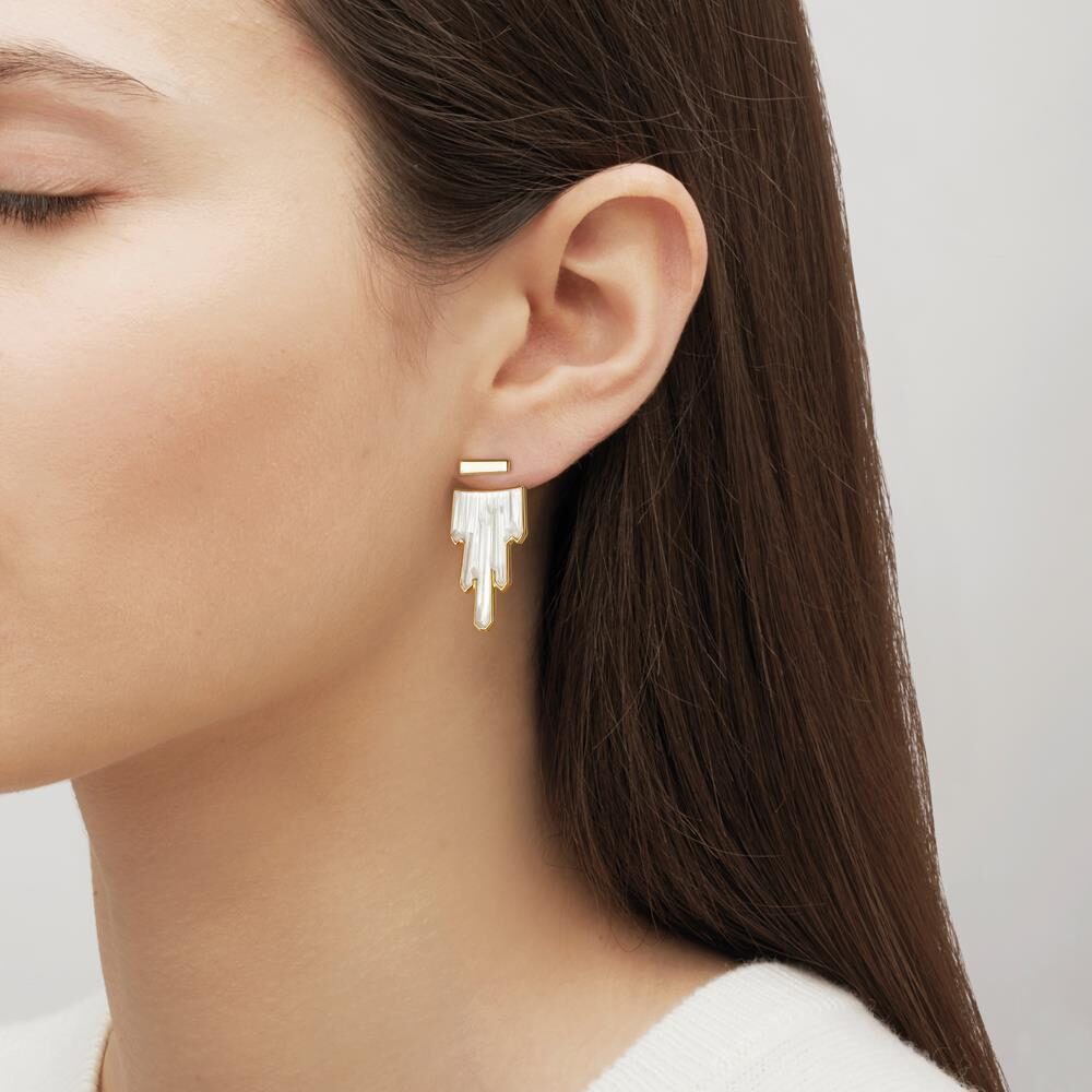 Lalique Terramineral Earrings, alternate view