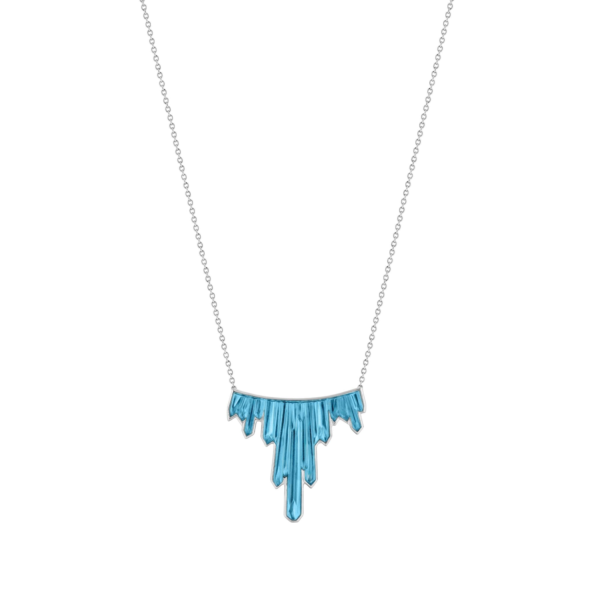 Lalique Terramineral Necklace 3 Crystals