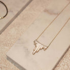 Lalique Terramineral Necklace 3 Crystals, alternate view