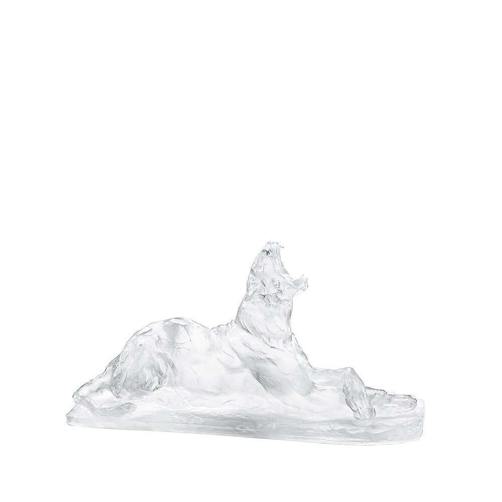 Lalique Yawning Lioness, Rembrandt Bugatti By Lalique, 2014 Sculpture