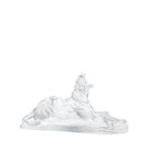 Lalique Yawning Lioness, Rembrandt Bugatti By Lalique, 2014 Sculpture