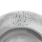 Match Pewter “1782” Antique Bottle Coaster, alternate view