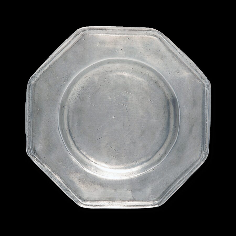 Match Pewter Antique Octagonal Bottle Coaster