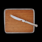 Match Pewter Bar Tray with Bar Knife Set Bar Knive — Wood Insert Only