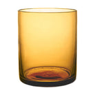 Match Pewter Bembo Double Old Fashioned Glass — Amber, Smooth