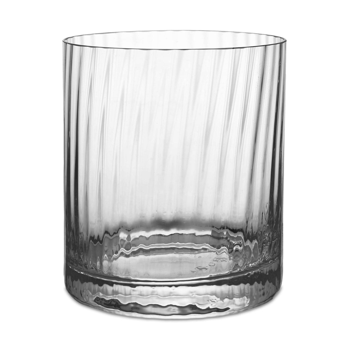Match Pewter Bembo Double Old Fashioned Glass — Clear, Pleat