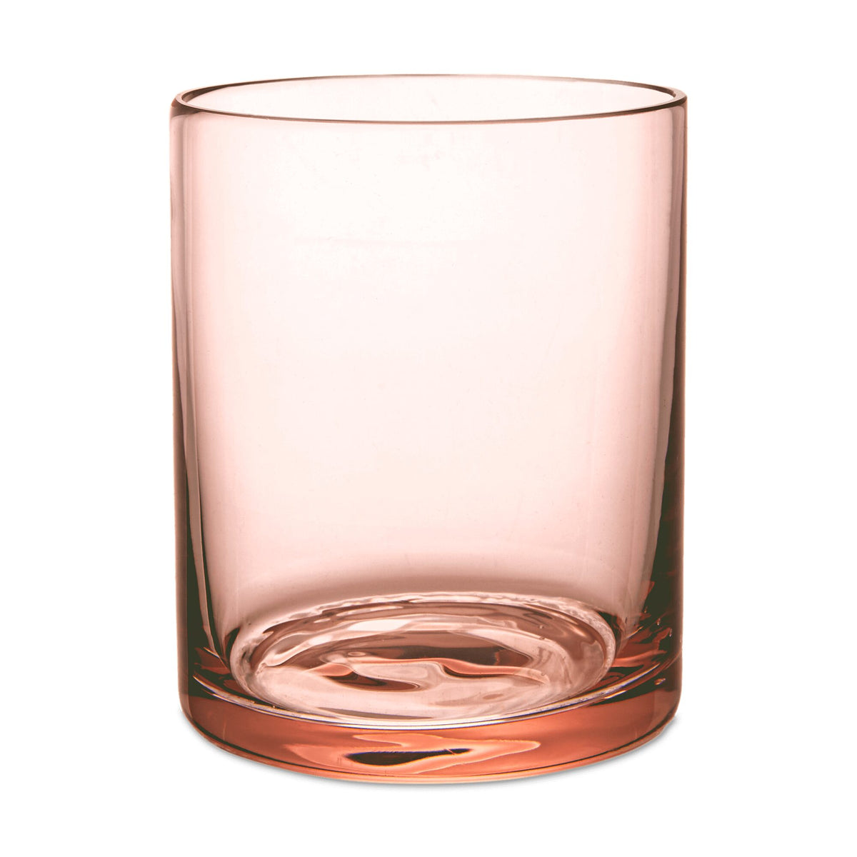 Match Pewter Bembo Double Old Fashioned Glass — Rose Quartz, Smooth