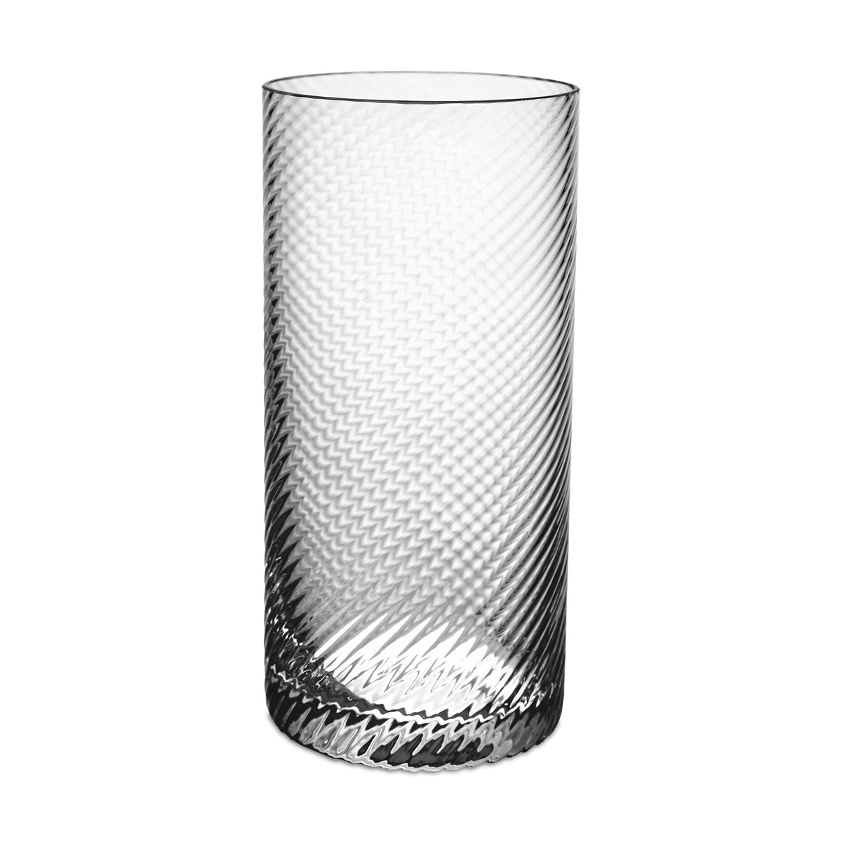 Match Pewter Bembo Highball Glass — Clear, Twist