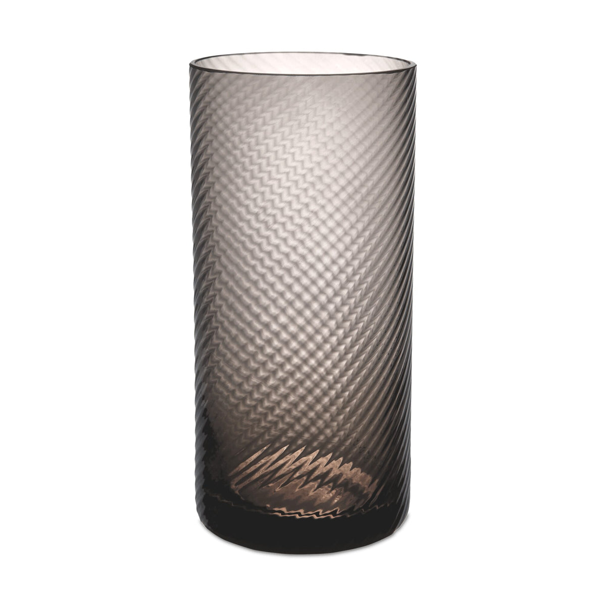 Match Pewter Bembo Highball Glass — Smoke, Twist