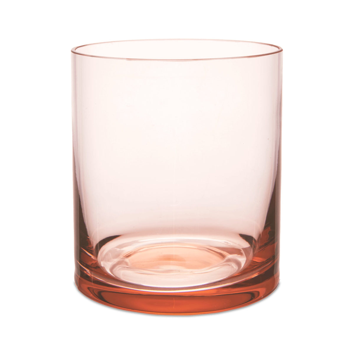 Match Pewter Bembo Rocks Glass — Rose Quartz, Smooth