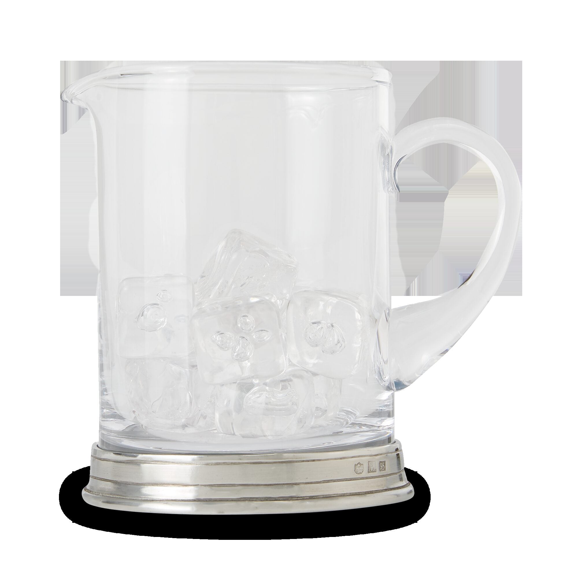 Match Pewter Branch Bar Pitcher, Crystal — Pitcher + Stirrer Set