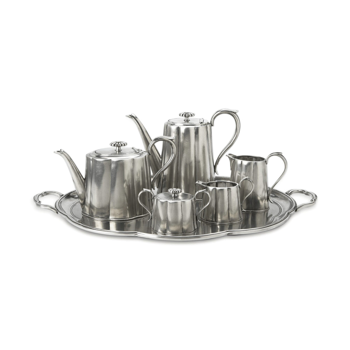 Match Pewter Britannia Tray with Handles, alternate view