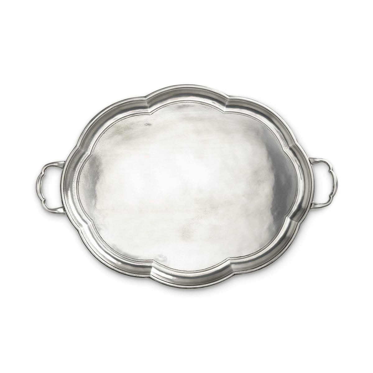 Match Pewter Britannia Tray with Handles, alternate view