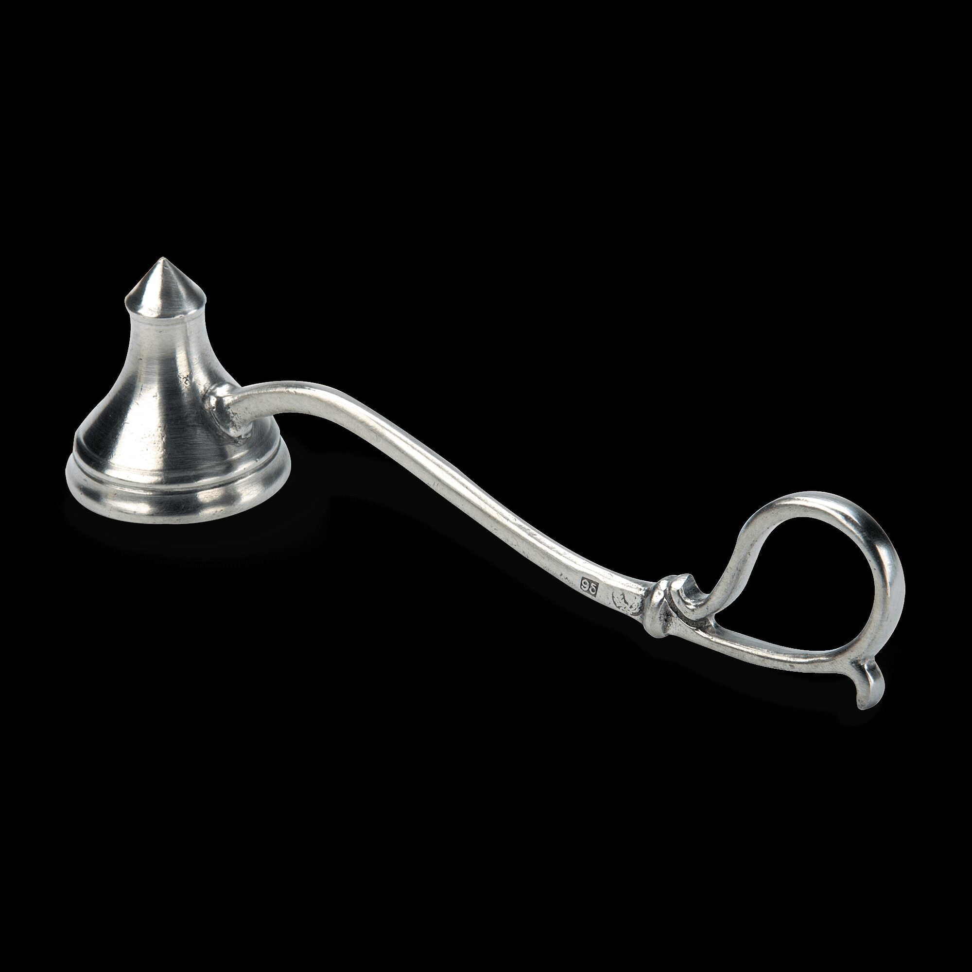 Match Pewter Candle Snuffer, Curved Candlesnuffer