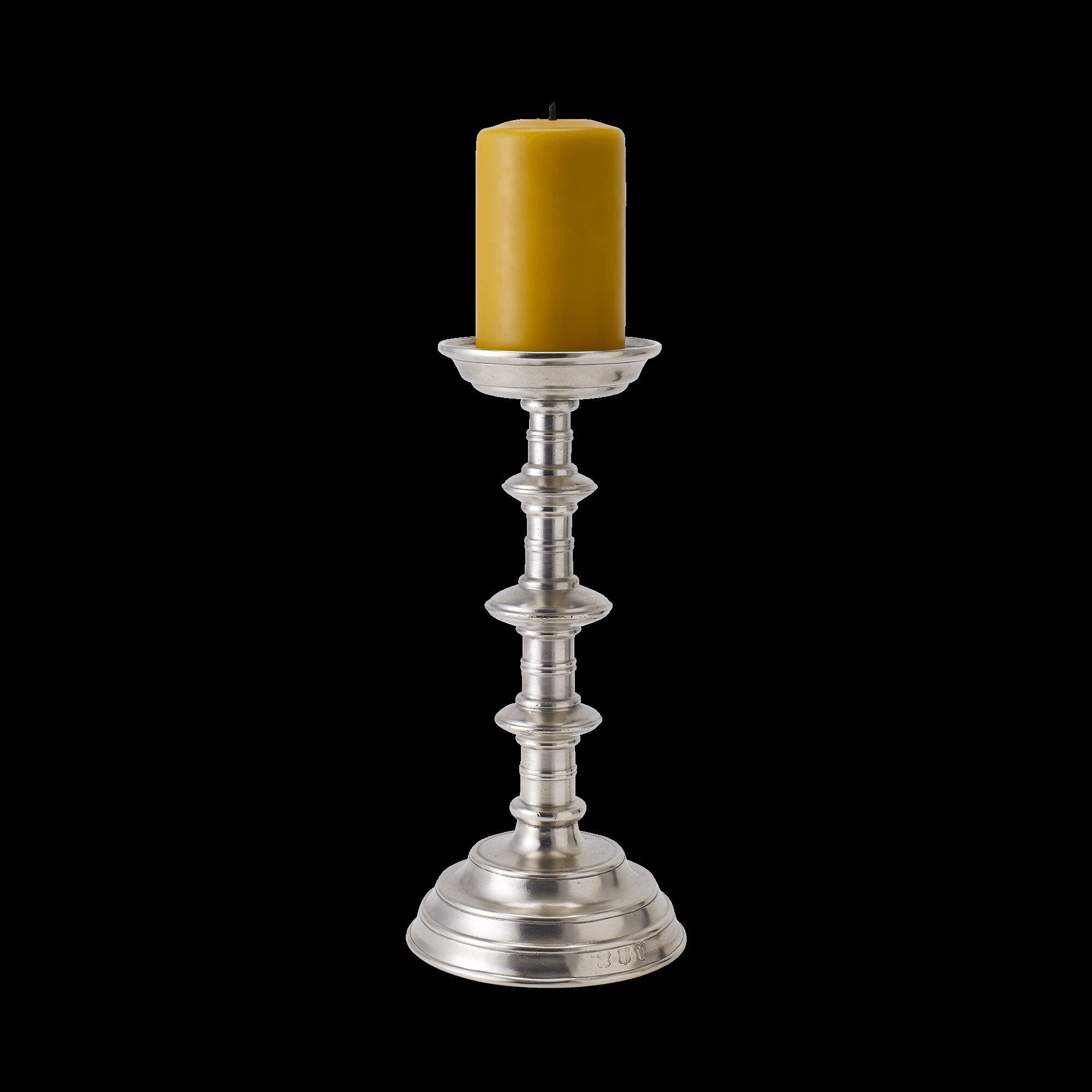 Match Pewter Castello Pillar Candlestick Candlestick Holder