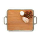 Match Pewter Cheese Tray with Handles Cheese Plate, alternate view