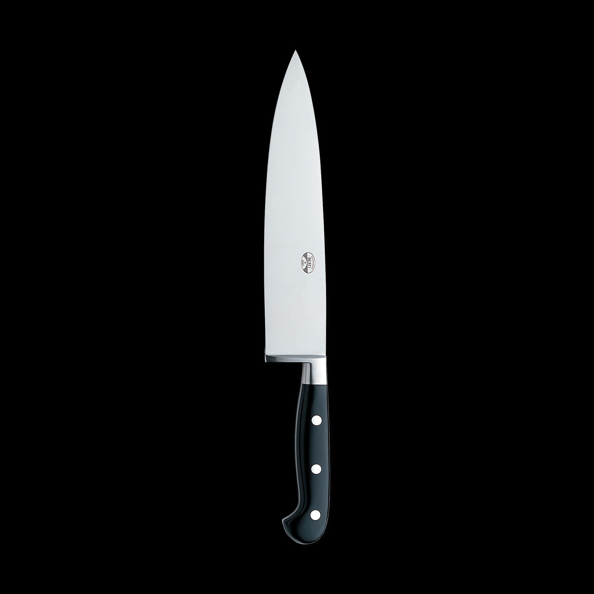 Match Pewter Chef’s Knife, 9" Blade Flatware Knive — Red