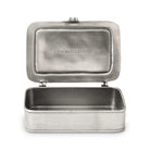 Match Pewter “Congratulazioni” Box — Large, No Leather Insert