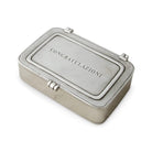 Match Pewter “Congratulazioni” Box — Small, No Leather Insert
