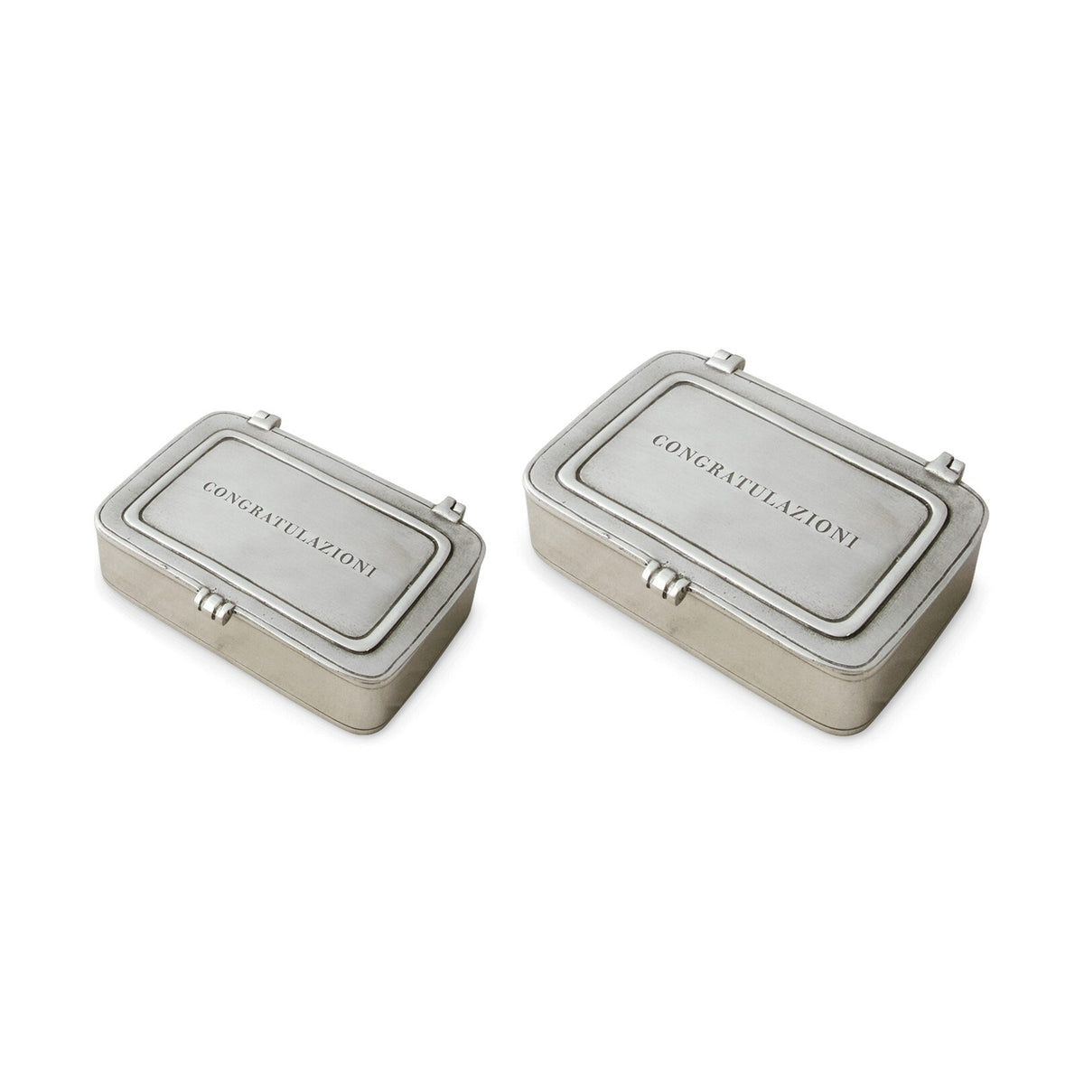 Match Pewter “Congratulazioni” Box, alternate view