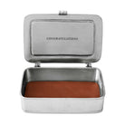 Match Pewter “Congratulazioni” Box, alternate view