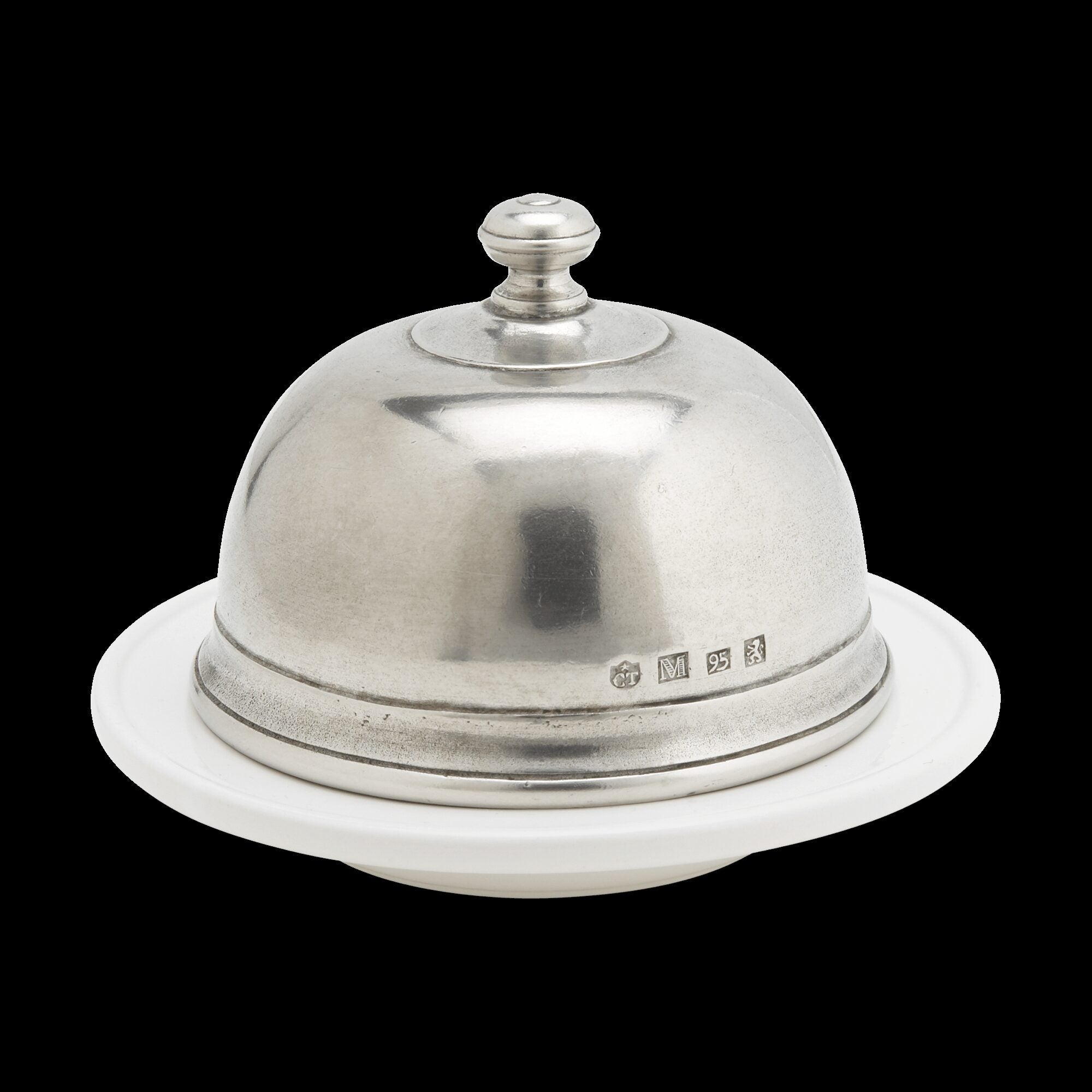 Match Pewter Convivio Butter Dome Butter Dish — Small Base Only
