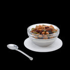 Match Pewter Convivio Condiment Uno with Spoon & Ceramic Saucer Condiment Pot