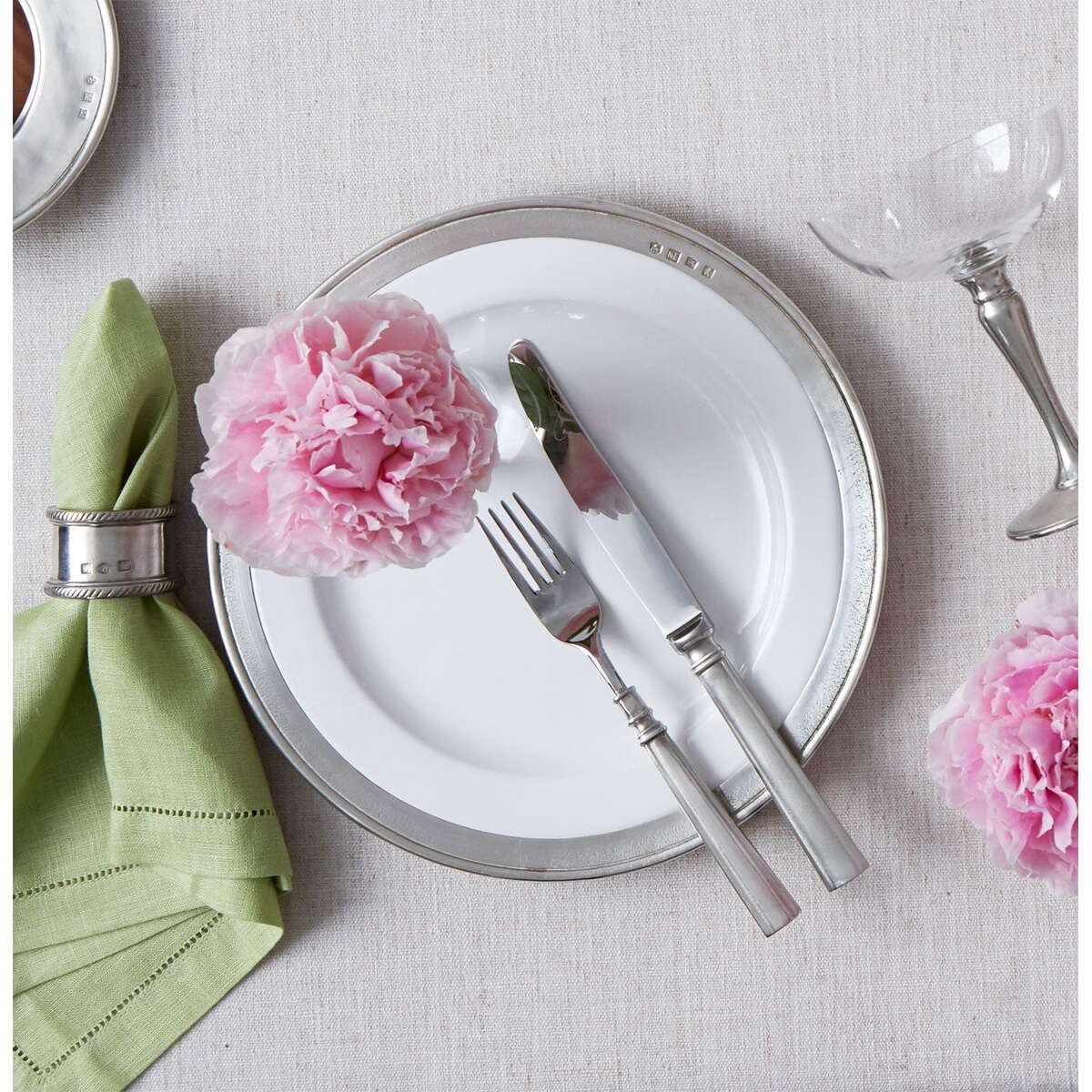 Match Pewter Convivio Dinner Plate, alternate view