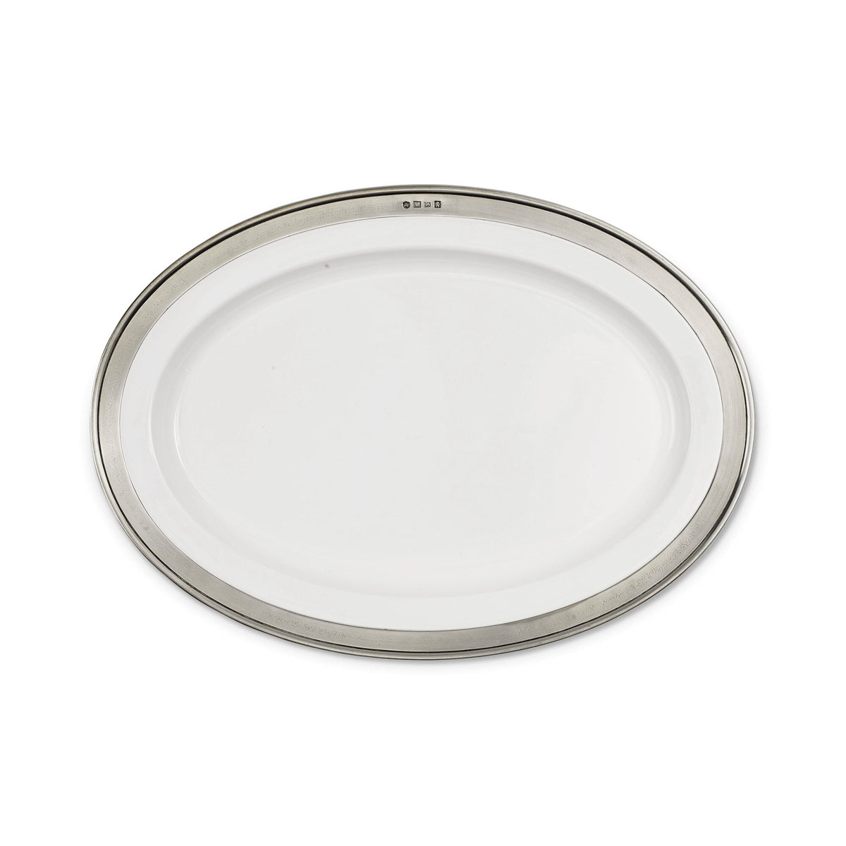 Match Pewter Convivio Oval Serving Platter, alternate view