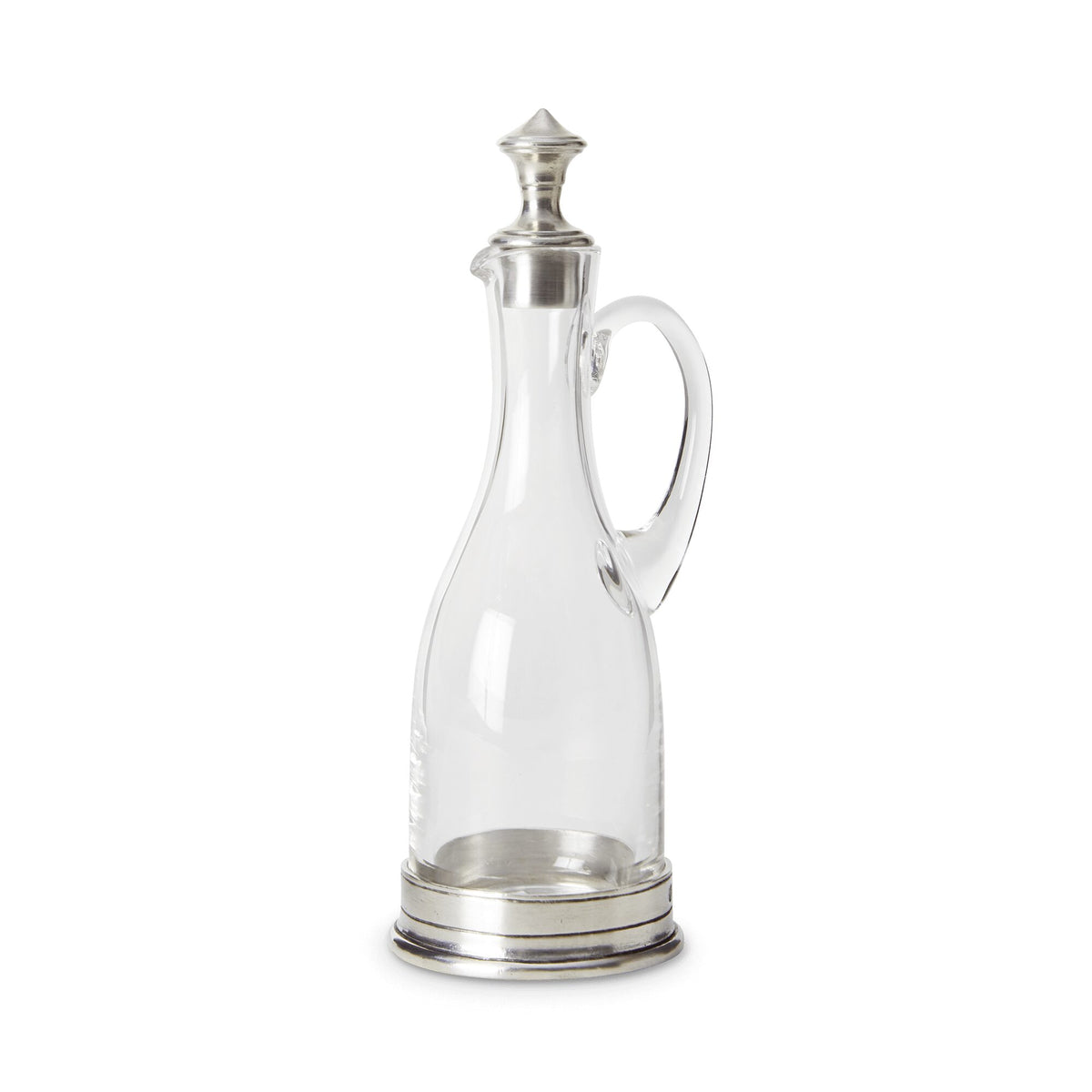Match Pewter Cruet with Handle Condiment Pot, alternate view