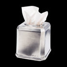 Match Pewter Dolomiti Tissue Box, Square Facial Tissue Holder