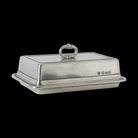 Match Pewter Double Butter Dish with Cover — Butter Dish