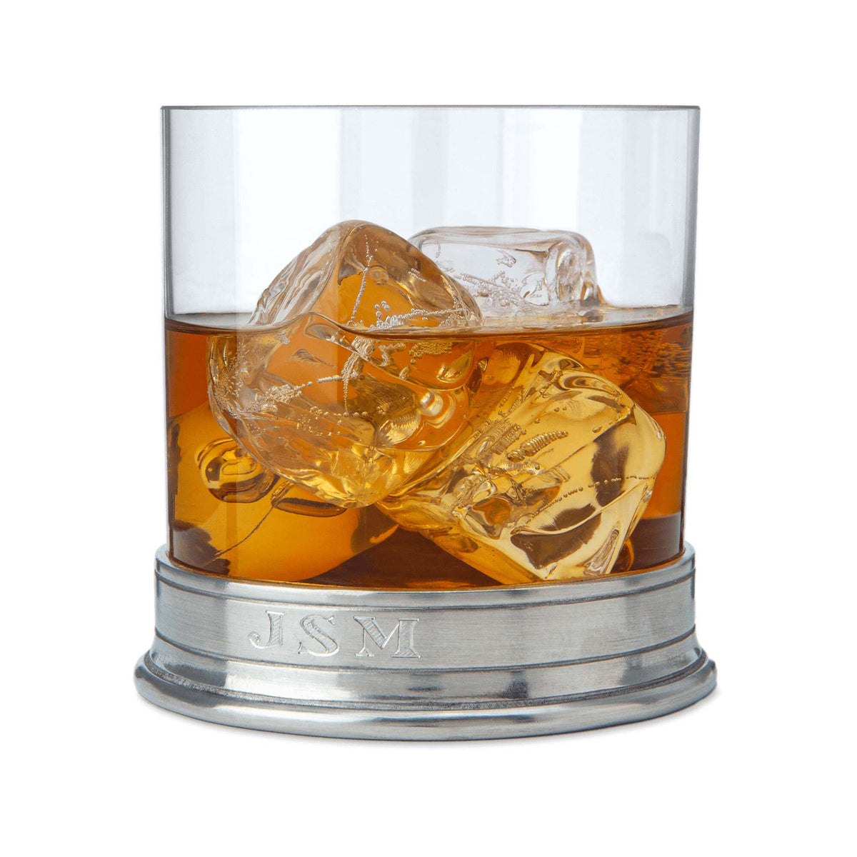 Match Pewter Double Old Fashioned Glass, alternate view