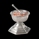 Match Pewter Footed Salt Cellar with Spoon Salt & Pepper Shaker Set