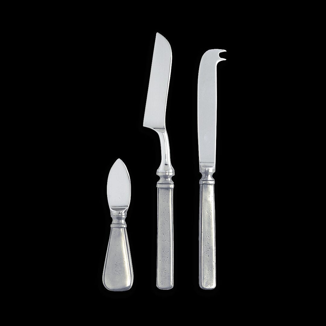 Match Pewter Gabriella Cheese Knife Set Cheese Server