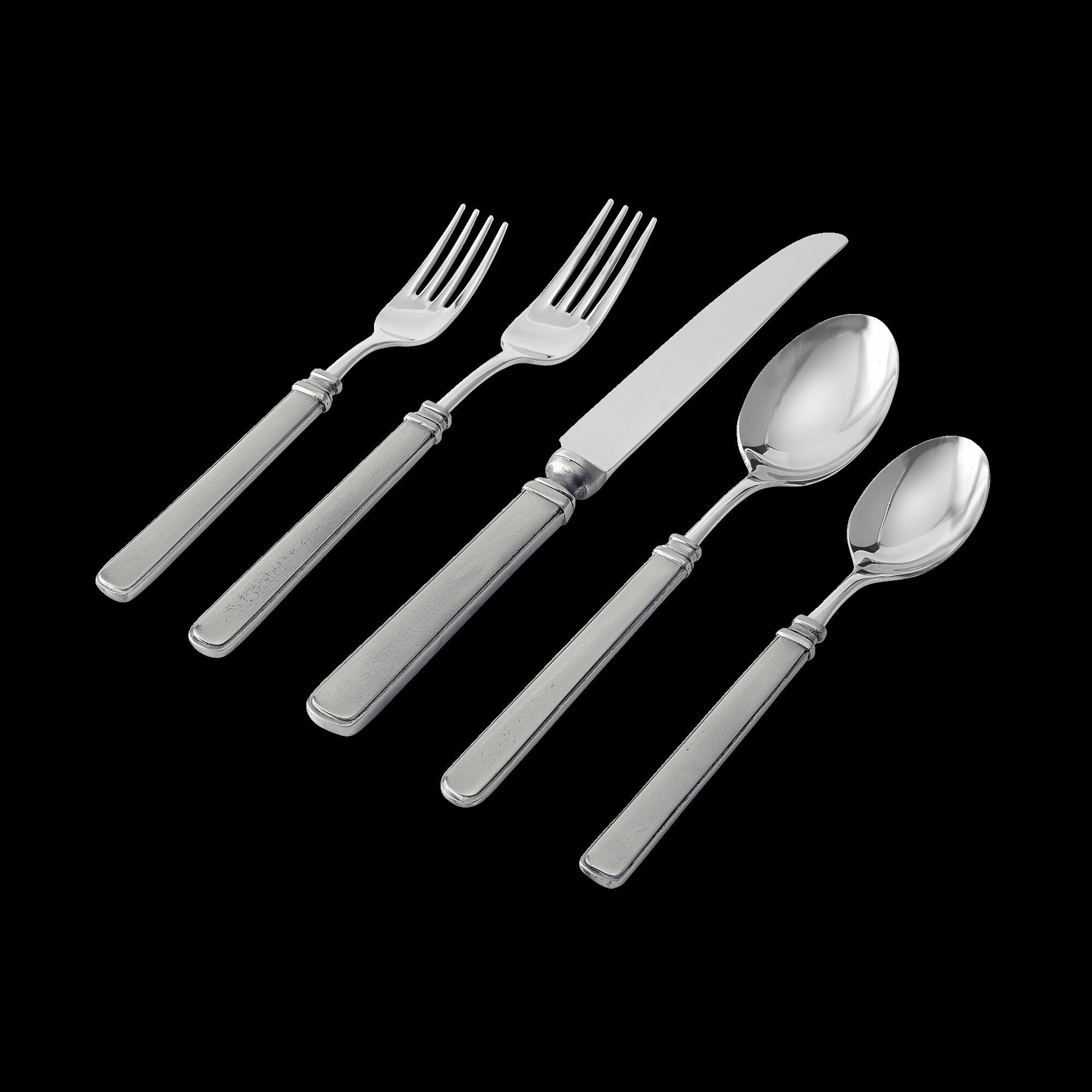 Match Pewter Gabriella Placesetting — 5Pc