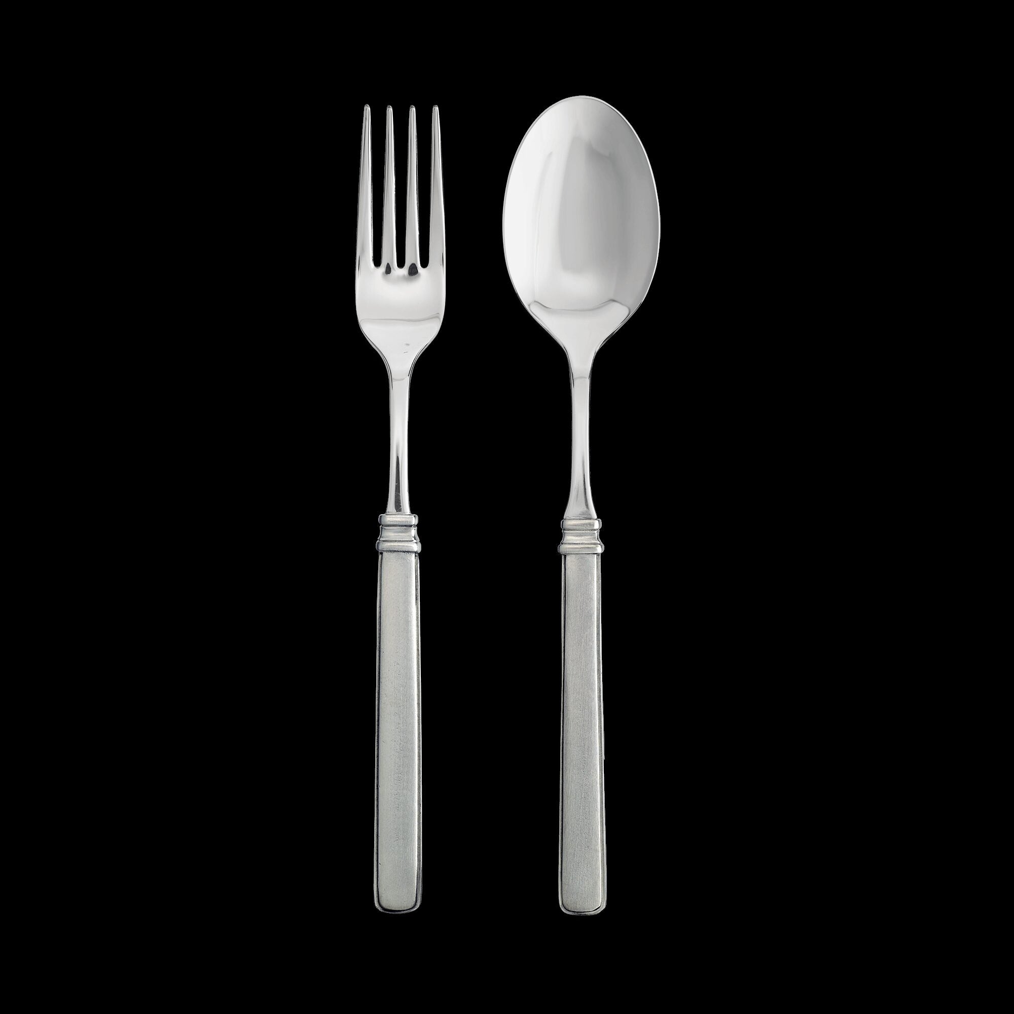 Match Pewter Gabriella Serving Fork & Spoon Set — Serving Fork & Spoon Set