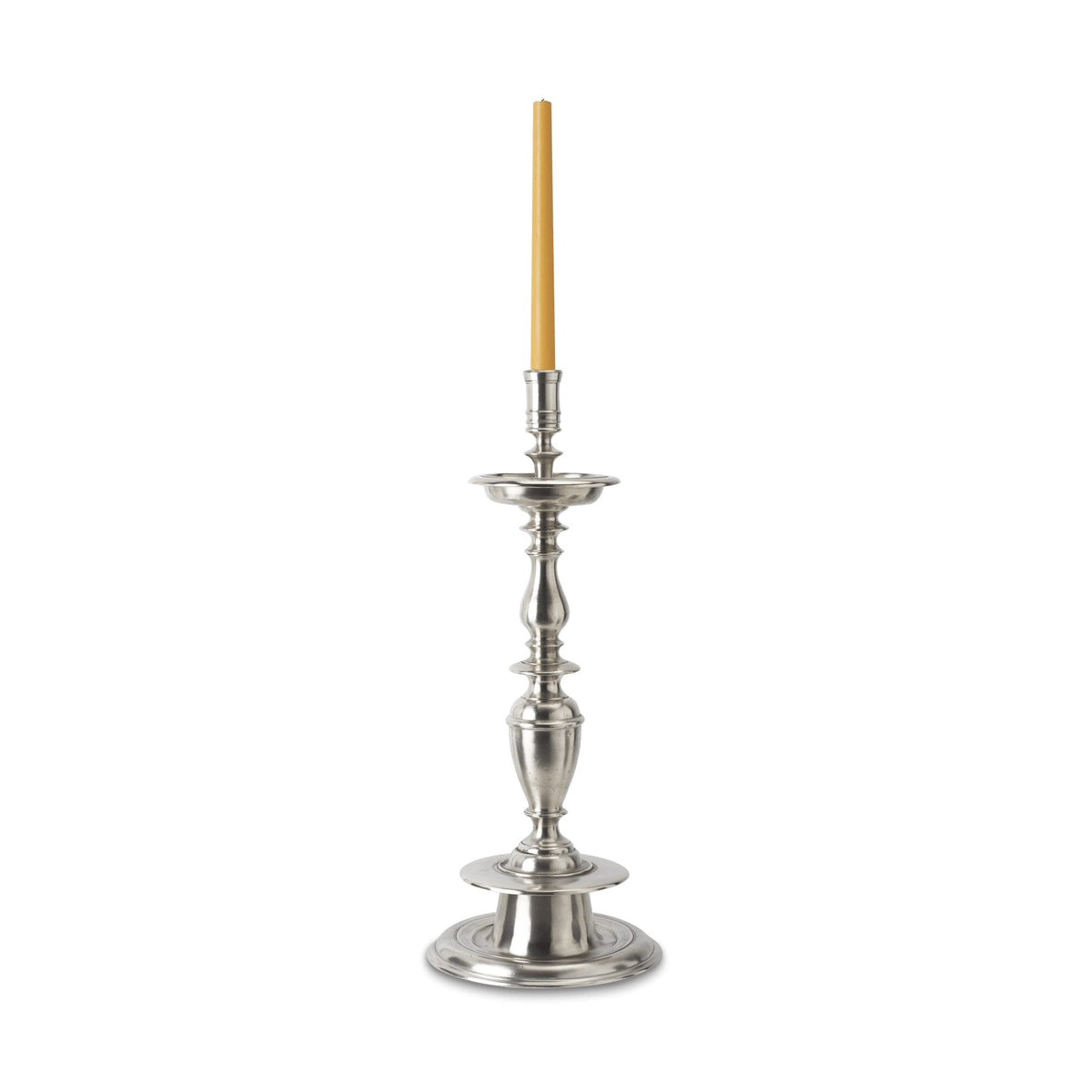 Match Pewter Gigante Pillar Candlestick Holder, alternate view