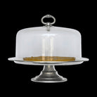 Match Pewter Glass Cloche Plate Serving Cover