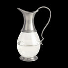 Match Pewter Glass Pitcher with Handle