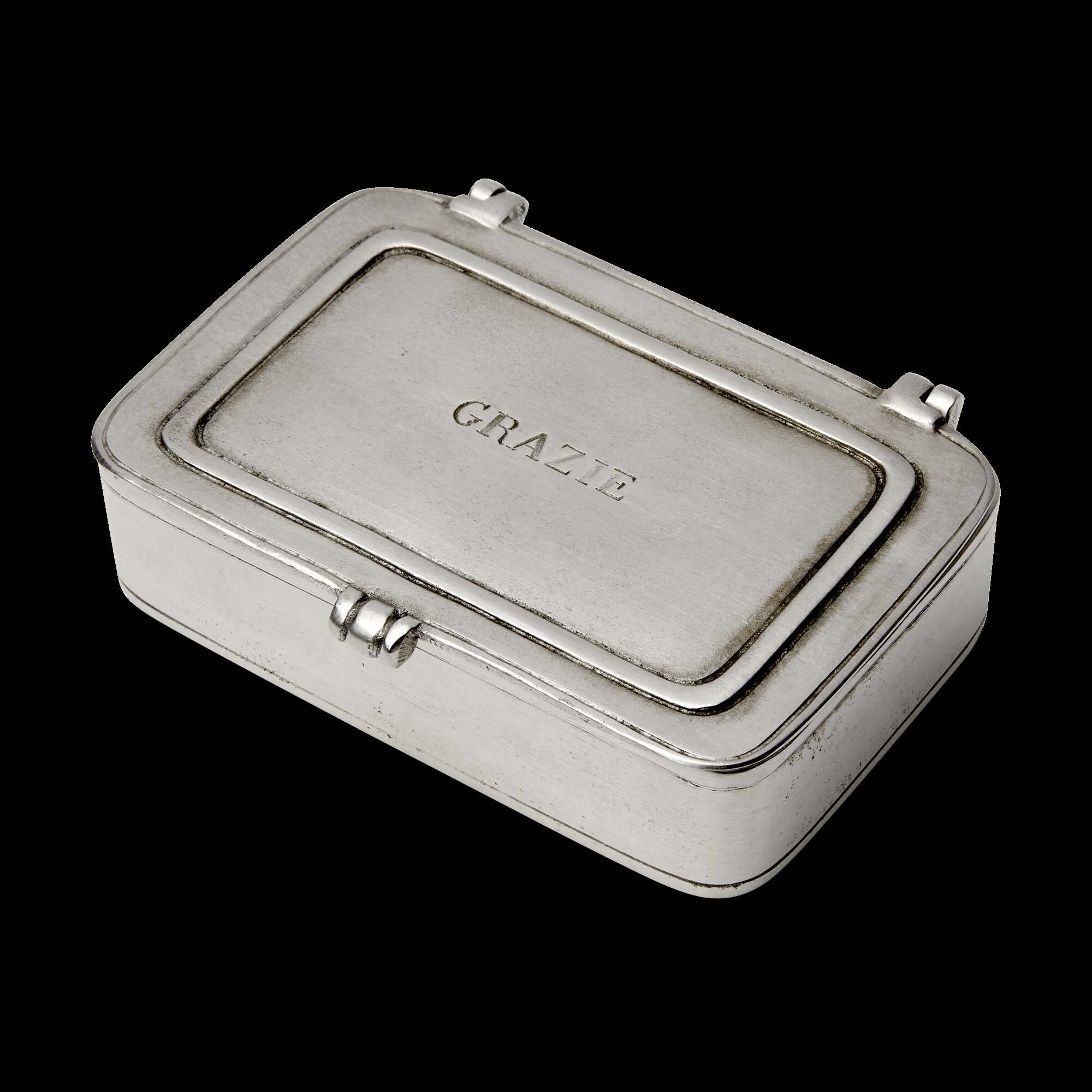 Match Pewter “Grazie” Box — Small