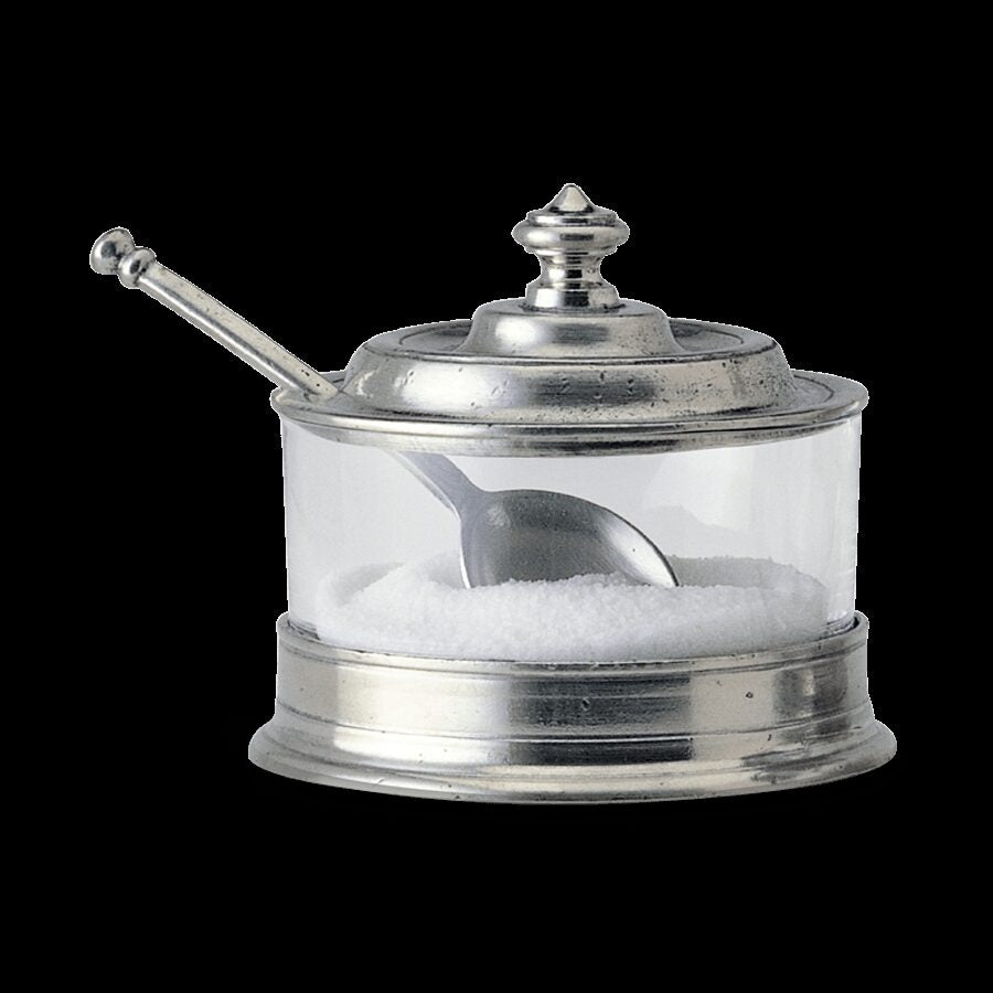 Match Pewter Jam Pot with Spoon