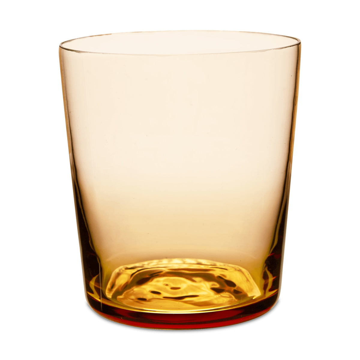 Match Pewter Lando Double Old Fashioned Glass — Amber