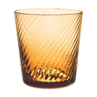 Match Pewter Lando Double Old Fashioned Glass — Amber, Twist