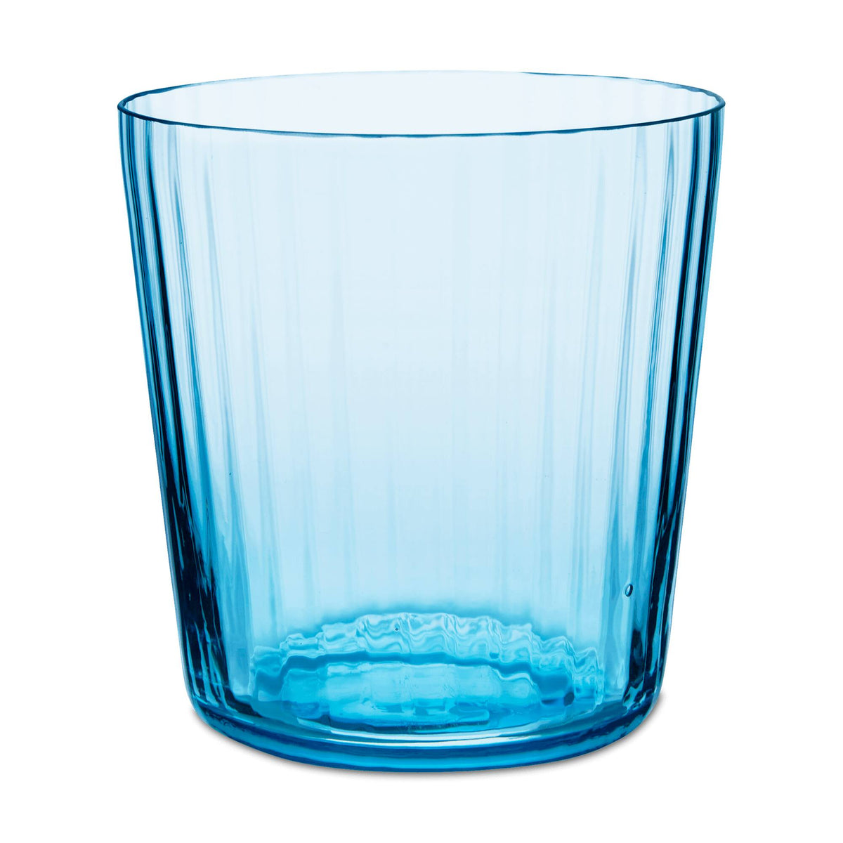 Match Pewter Lando Double Old Fashioned Glass — Aqua Sky, Pleat