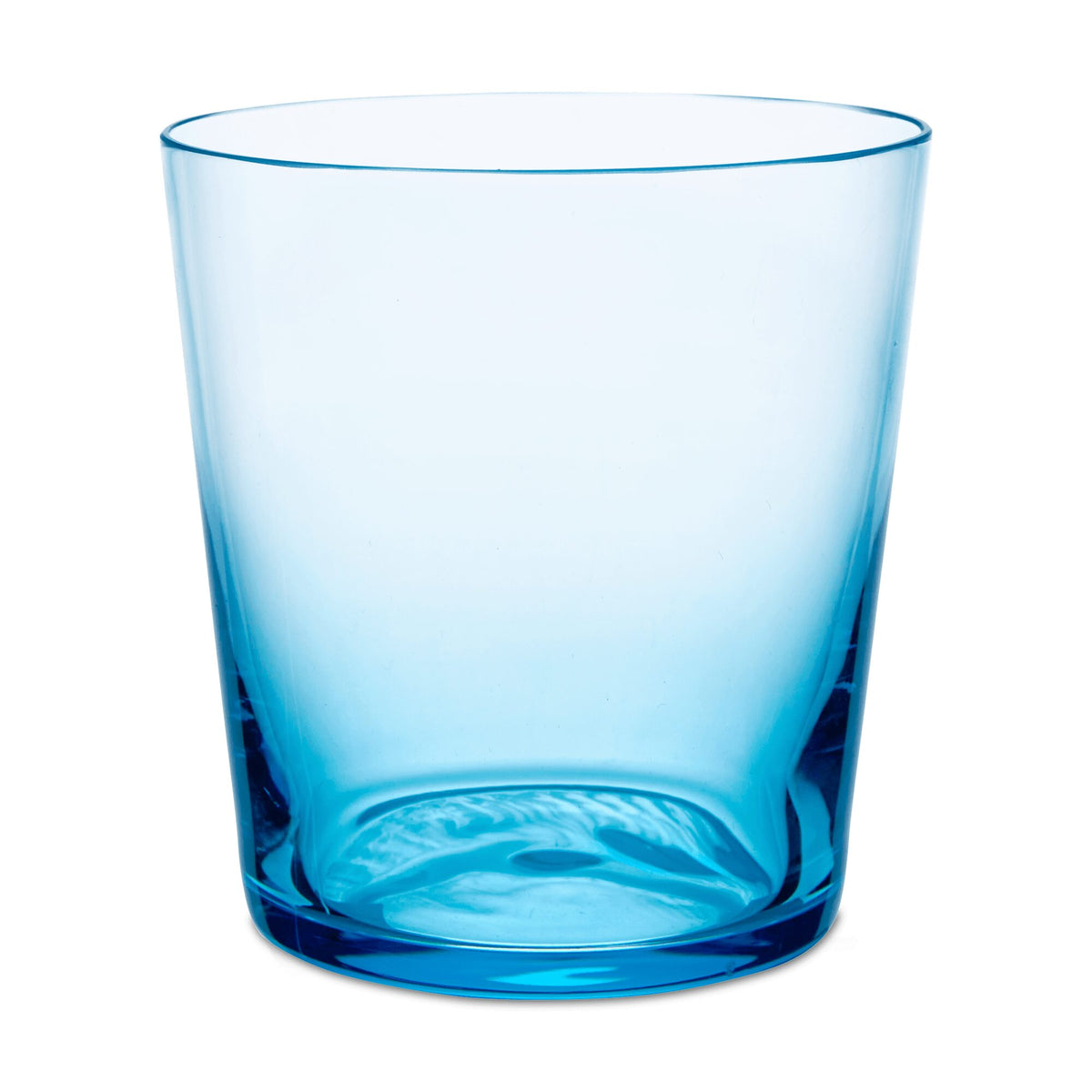 Match Pewter Lando Double Old Fashioned Glass — Aqua Sky, Smooth