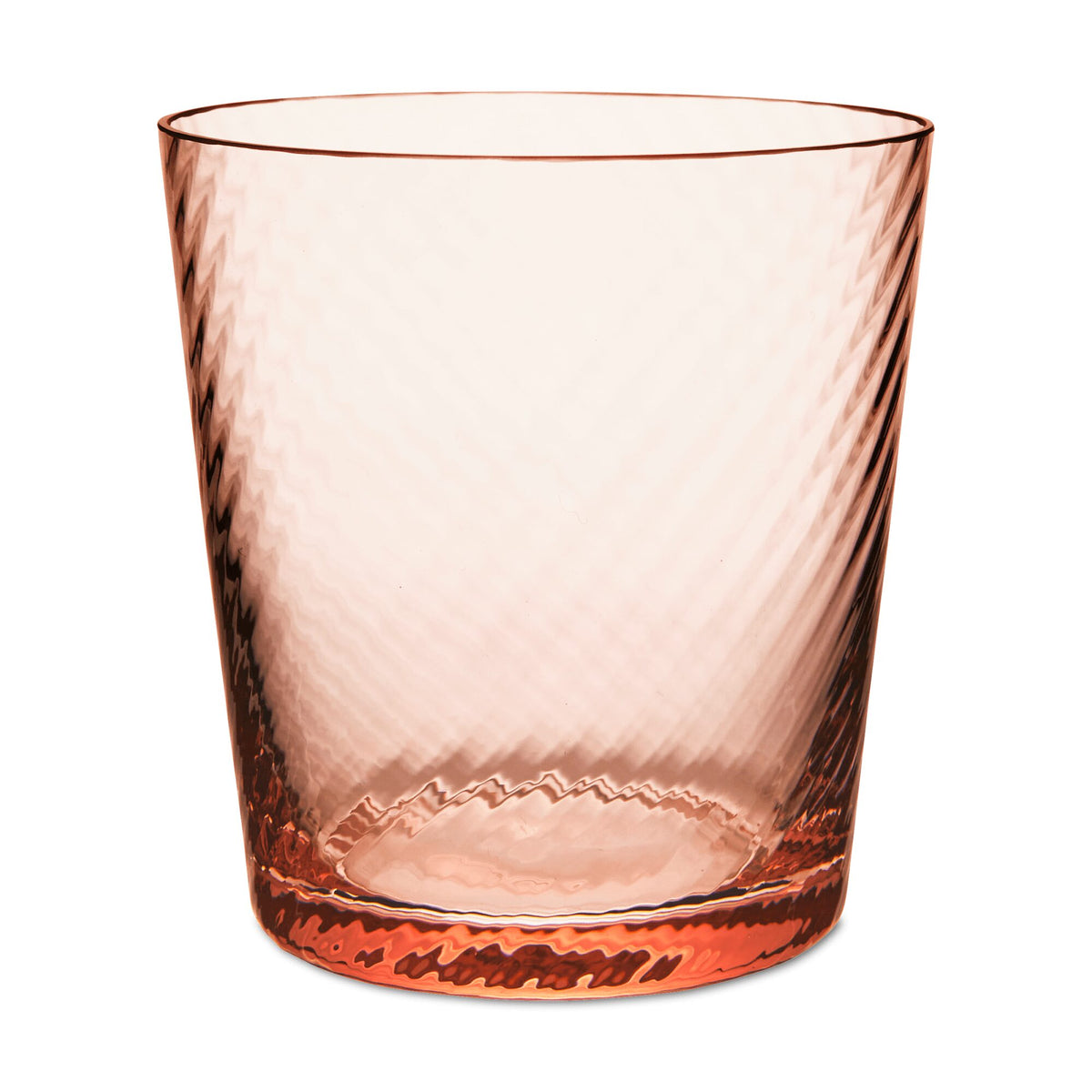 Match Pewter Lando Double Old Fashioned Glass — Rose Quartz, Twist